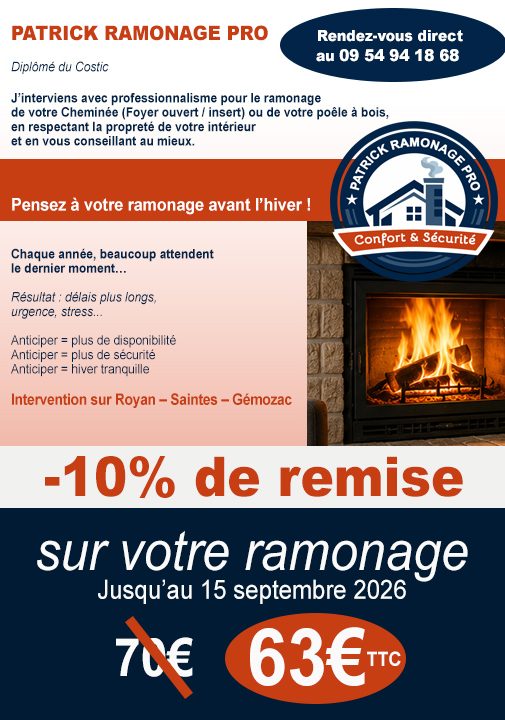 prp17 - promotion été Patrick ramonage Pro Charente Maritime Promotion